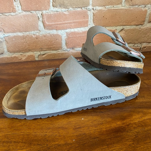 The Arizona Birki-buc mocha 2 strap from Birkenstock - Picture 4 of 6